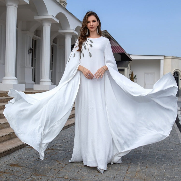 Embroidered Evening Gown Abaya