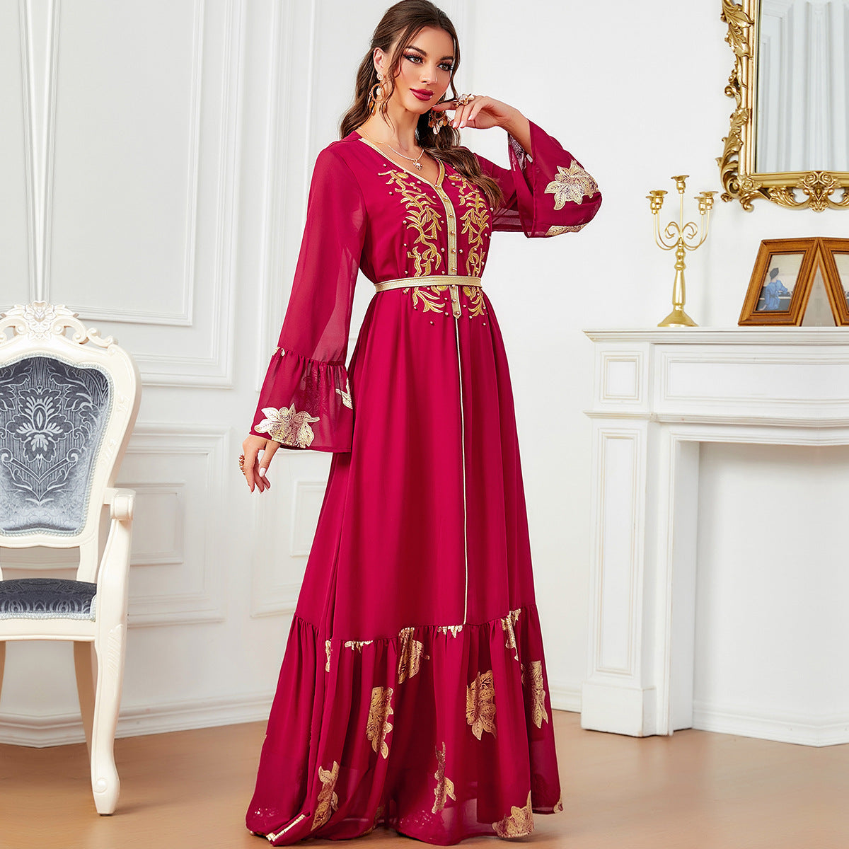 Middle Eastern Dress With Belt