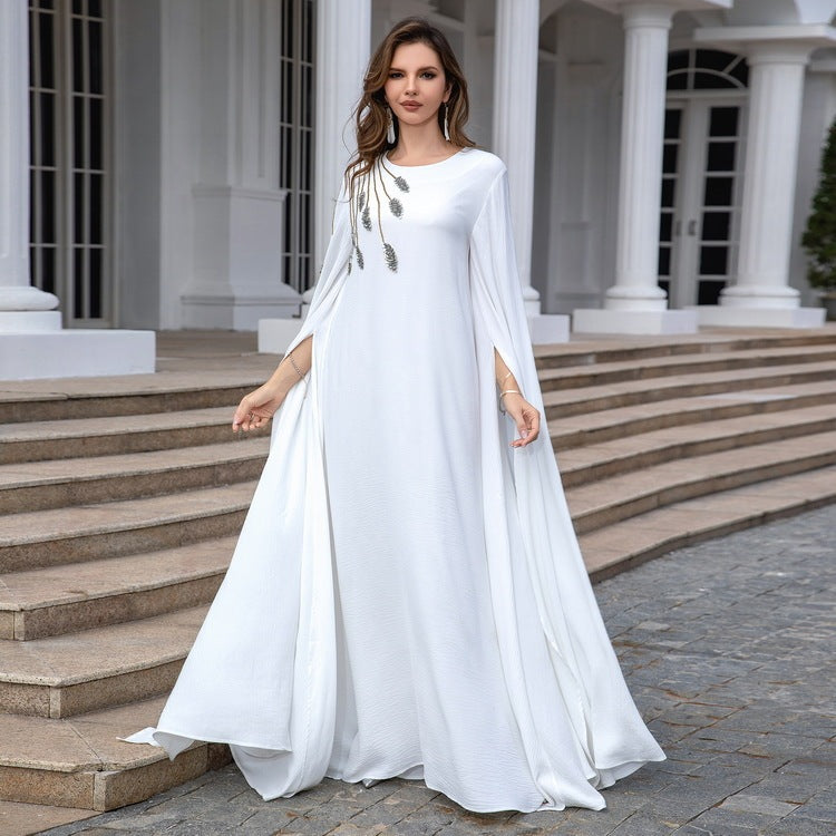 Embroidered Evening Gown Abaya