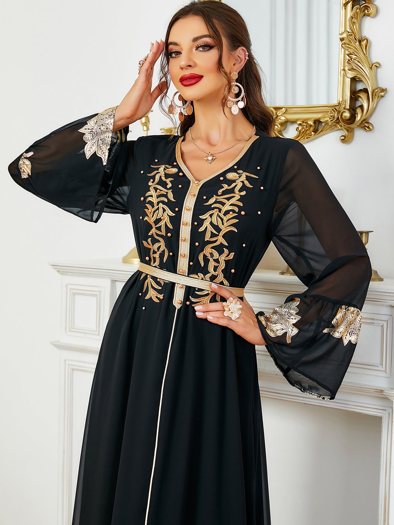 Middle Eastern Dress With Belt