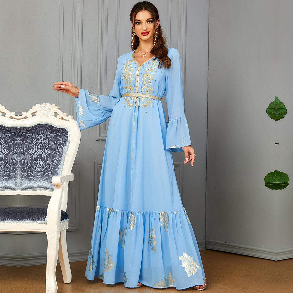 Middle Eastern Dress With Belt