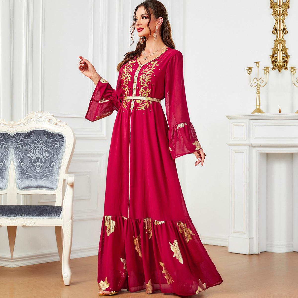 Middle Eastern Dress With Belt
