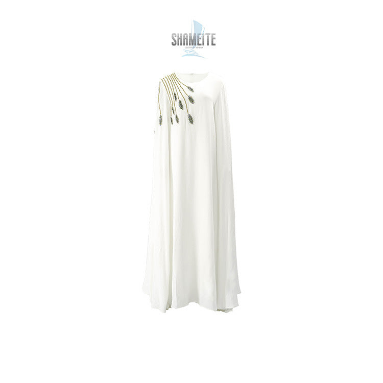 Embroidered Evening Gown Abaya