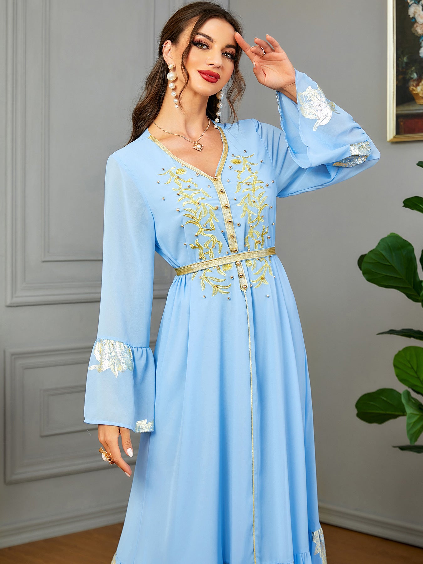 Middle Eastern Dress With Belt