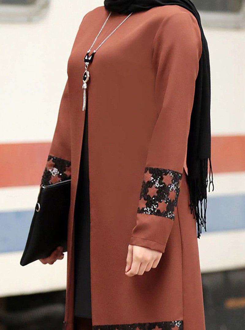 V Cut Abaya Suit